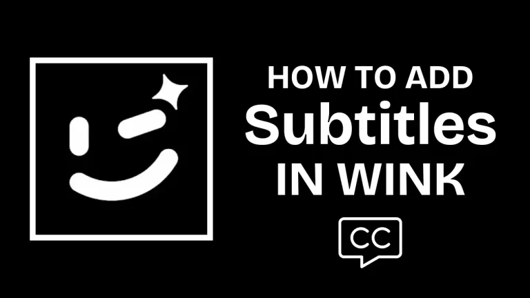 Ai Subtitles in wink apk